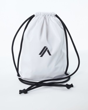 Accesorios Alphalete Classic Bag Hombre Blancas | SMTVWP-526