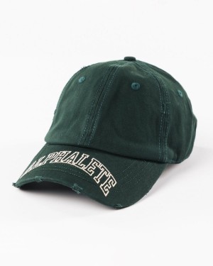 Accesorios Alphalete Collegiate Vintage Cap Mujer Evergreen | SHRAEL-120