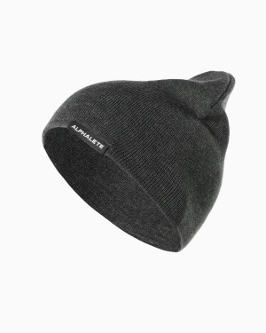 Accesorios Alphalete Essential Beanie Hombre Charcoal | EYAXHM-068