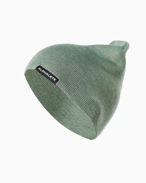 Accesorios Alphalete Essential Beanie Mujer Sage | SRYNGB-753