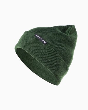 Accesorios Alphalete Essential Foldover Beanie Hombre Wild Sage | GMPLNQ-541