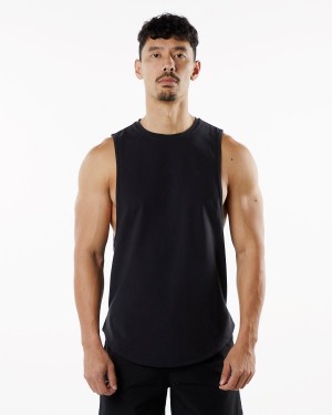 Camiseta Tirantes Alphalete Dynasty Tank Hombre Blackout | EFBCUQ-923