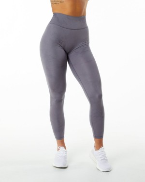 Leggins Alphalete Alphalux Wonder Legging 27" Mujer Misty Lilac | XNPUWE-328