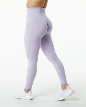 Leggins Alphalete Amplify Legging Mujer Misty Lilac | TXGJZS-872