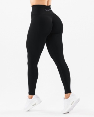 Leggins Alphalete Amplify Legging Mujer Negras | XCEDVP-082