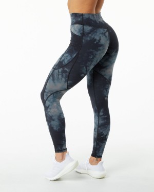 Leggins Alphalete Surface Pocket Legging 29" Mujer Negras | BWXOYT-976