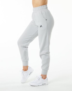 Pantalones Jogger Alphalete ELMTS Cuffed Jogger Mujer Gris | TOPMEX-039