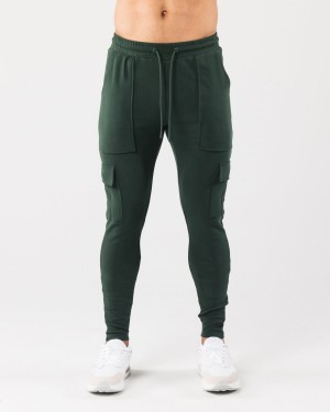 Pantalones Jogger Alphalete Identity Cargo Hombre Evergreen | LEKQWO-408