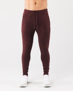 Pantalones Jogger Alphalete Identity Jogger Hombre Sangria | TFQUJH-051