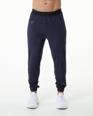 Pantalones Jogger Alphalete Studio Pant Hombre Azules | NMDWGC-810