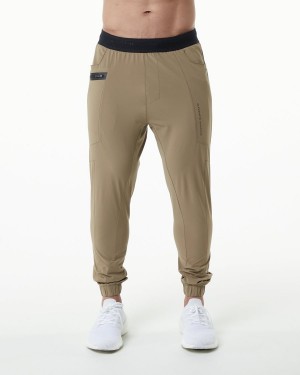 Pantalones Jogger Alphalete Studio Pant Hombre Taupe | YALGME-769