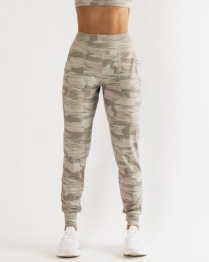 Pantalones Jogger Alphalete Surface Expanse Jogger Mujer Camuflaje | FICMXS-392