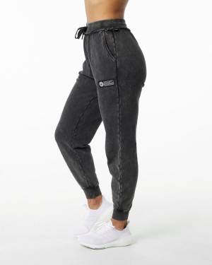 Pantalones Jogger Alphalete Very Terry Jogger Mujer Onyx | RKADCO-203