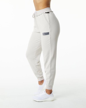 Pantalones Jogger Alphalete Very Terry Jogger Mujer Moonstone | QOTSJU-031