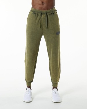 Pantalones Jogger Alphalete Very Terry Jogger Hombre Verde | FIQRDG-309