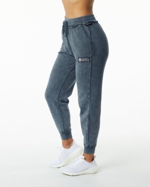 Pantalones Jogger Alphalete Very Terry Jogger Mujer Azules | AQWSCZ-890