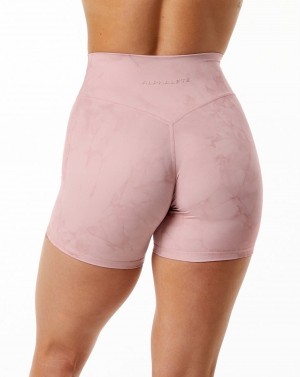 Short Alphalete Alphalux Wonder Corta 6" Mujer Blossom | YKEIVD-173