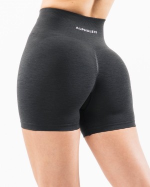 Short Alphalete Amplify Corta 4.5" Mujer Shadow | ODNMRU-035