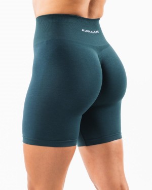 Short Alphalete Amplify Corta 6.5” Mujer Midnight | IRFZUC-865