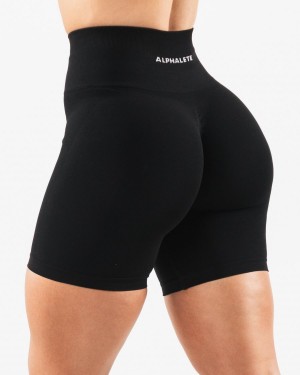 Short Alphalete Amplify Corta 6.5” Mujer Negras | TRAIXG-230