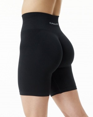 Short Alphalete Amplify Corta 7.5" Mujer Negras | EJKGSH-704