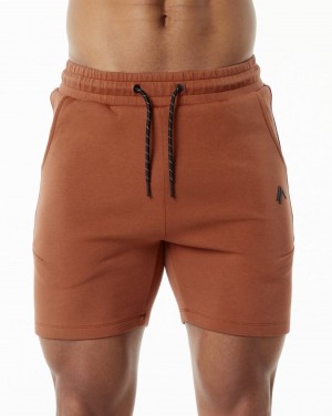 Short Alphalete ELMTS Atléticos Corta 6" Hombre Brick | AIYMJV-146