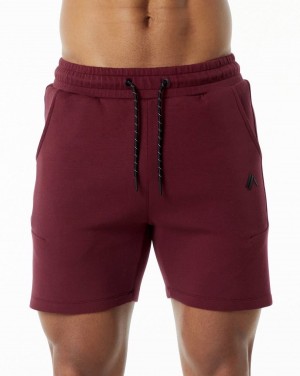 Short Alphalete ELMTS Atléticos Corta 6" Hombre Burdeos | CTRVGN-180