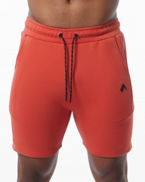 Short Alphalete ELMTS Atléticos Corta 6" Hombre Naranjas | KWIVLU-468