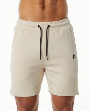 Short Alphalete ELMTS Atléticos Corta 6" Hombre Vanilla | LYSIZJ-639