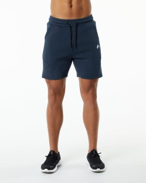 Short Alphalete ELMTS Atléticos Corta 6" Hombre Azul Marino | HFNJVW-039