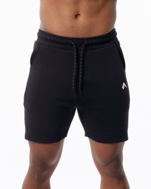 Short Alphalete ELMTS Atléticos Corta 6" Hombre Negras | IAQZHJ-482