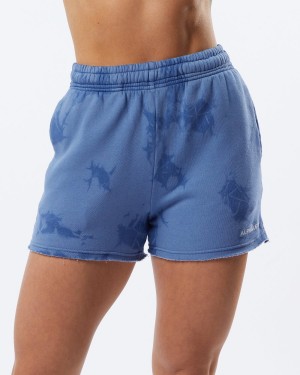 Short Alphalete HCTS Corta 3.5" Mujer Azules | ECFLRM-495