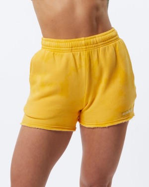 Short Alphalete HCTS Corta 3.5" Mujer Honey | HGKXBT-940