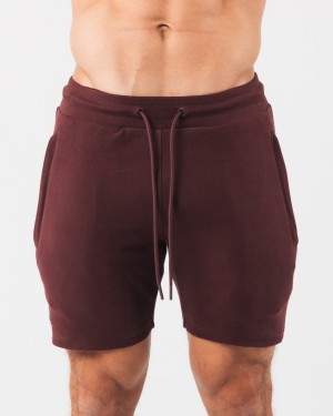 Short Alphalete Identity Corta 6” Hombre Sangria | VTZNMA-213