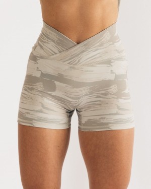 Short Alphalete Surface Power Corta 5" Mujer Camuflaje | TYNGZX-837