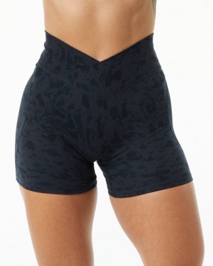 Short Alphalete Surface Power Corta 5" Mujer Negras | BKTHUR-250