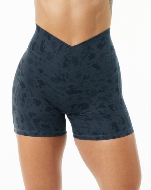 Short Alphalete Surface Power Corta 5" Mujer Azules | DHPXFW-716