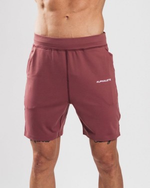 Short Alphalete Trace Corta 8" Hombre Mauve | LEASTR-587