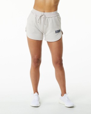 Short Alphalete Very Terry Corta Mujer Moonstone | YMGADF-041