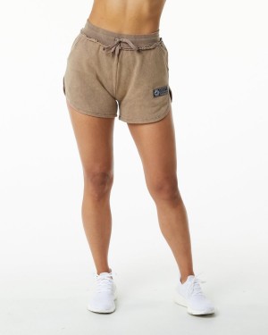 Short Alphalete Very Terry Corta Mujer Smokey Quartz | YWZVSI-790