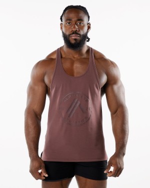 Stringers Alphalete Dynasty Stringer Hombre Merlot | CAUXGR-210