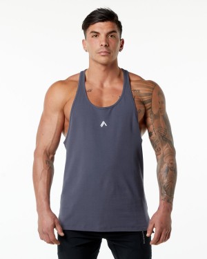 Stringers Alphalete Emblem Stringer Hombre Moradas | DBXRTP-215