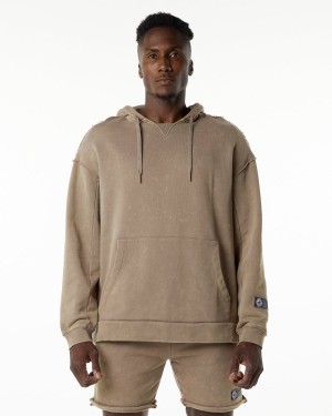 Sudadera con Capucha Alphalete Very Terry Hoodie Hombre Smokey Quartz | SPLNBK-386