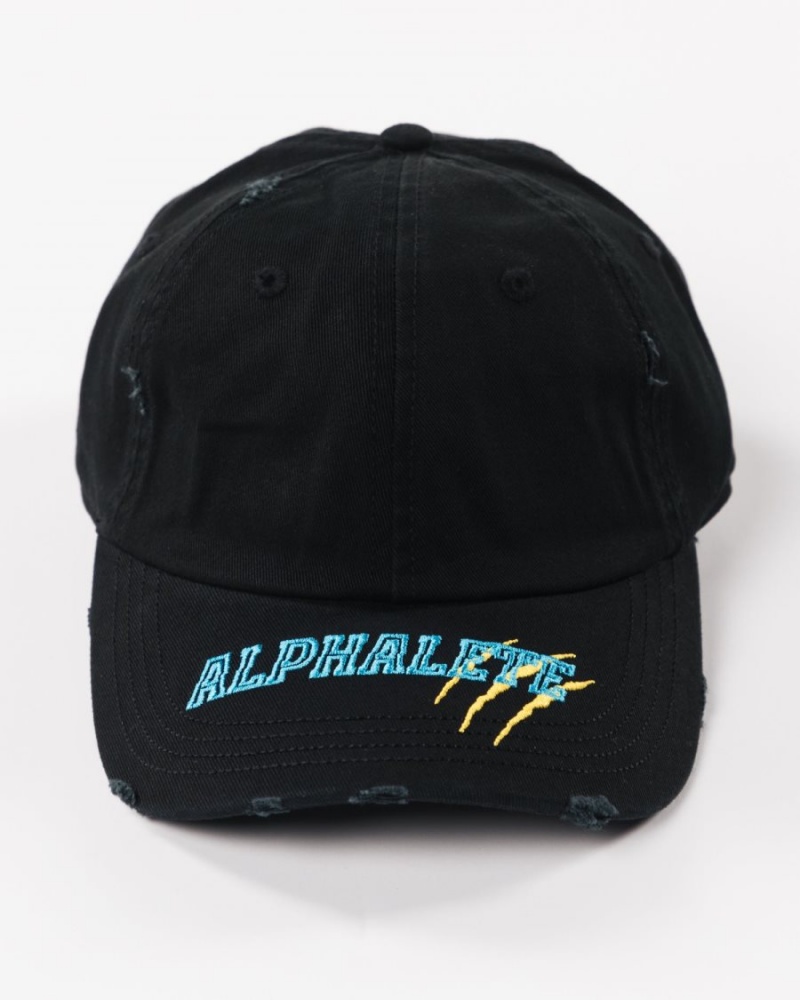 Accesorios Alphalete Claw Hat Hombre Negras Azules Amarillo | HVPNYR-890