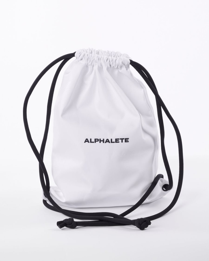 Accesorios Alphalete Essential Bag Hombre Blancas | KASHJG-893