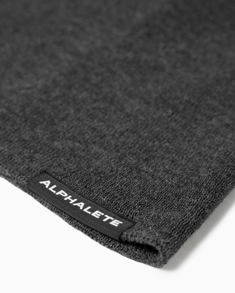 Accesorios Alphalete Essential Beanie Mujer Charcoal | MEXQYZ-092