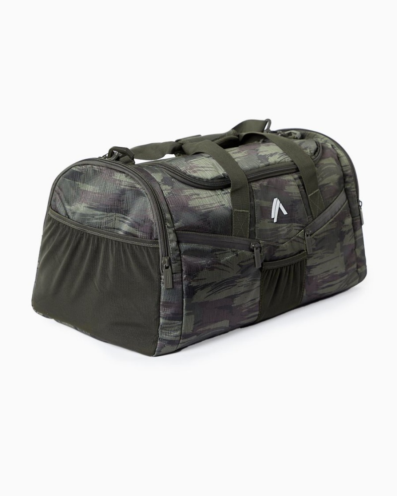 Accesorios Alphalete Essential Duffel Bag Hombre Verde Oliva Camuflaje | TEVZKF-047