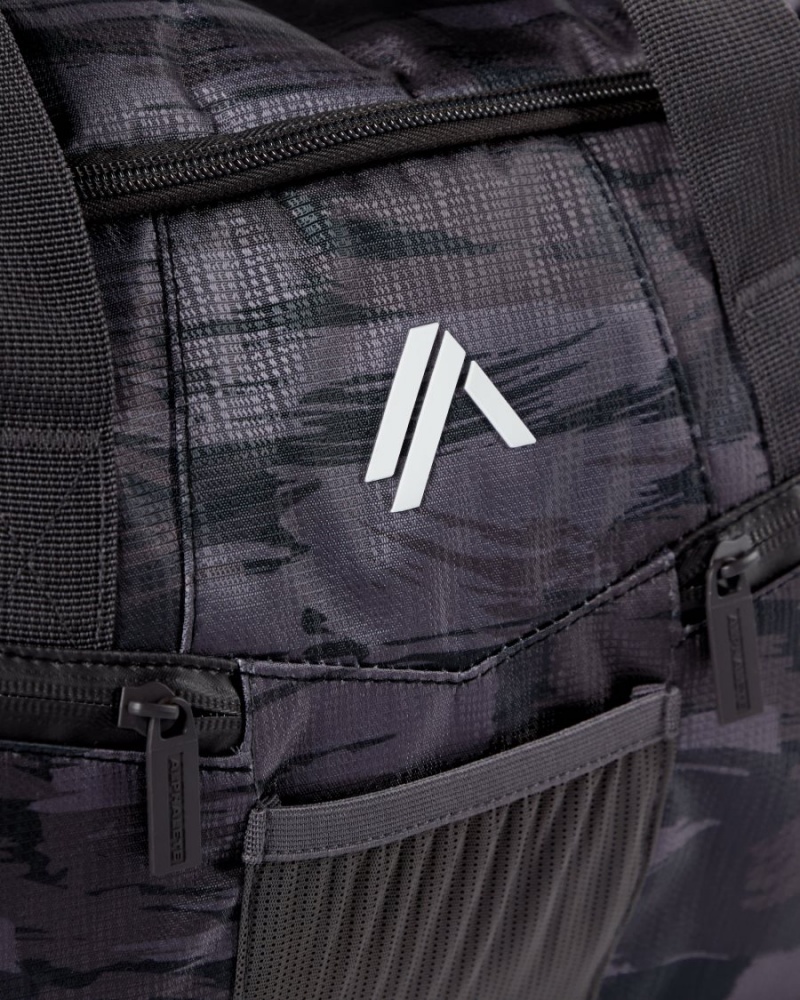 Accesorios Alphalete Essential Duffel Bag Hombre Burdeos Camuflaje | UJWBNK-560