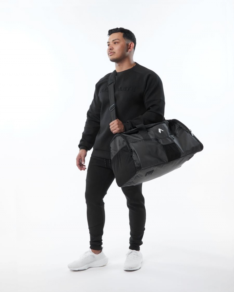 Accesorios Alphalete Essential Duffel Bag Hombre Negras | JLKGPH-098