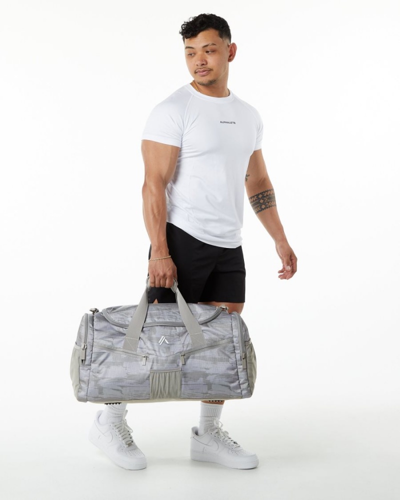 Accesorios Alphalete Essential Duffel Bag Hombre Camuflaje | DZBFRT-175